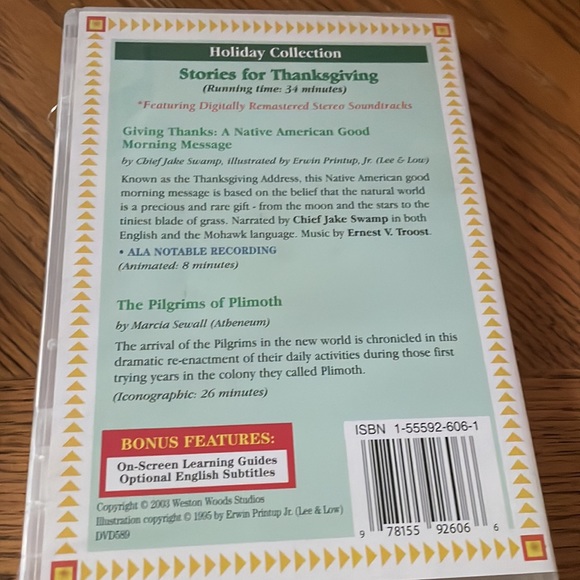 Stories for Thanksgiving DVD - Picture 2 of 2